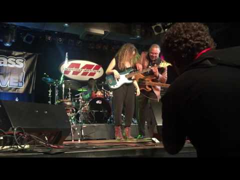 George Porter Jr with Jerry Jemmont and Tal Wilkenfeld at Bass Player Live 2016