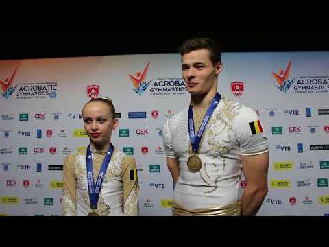Interview bronze medal winners - Bram Roettger & Marte Snoeck - Belgium