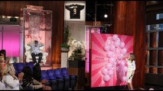Jessica Alba Aims for the Cure on Ellen Show