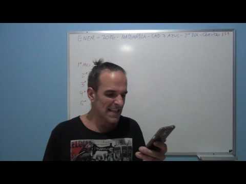 ENEM 2016 MATEMÁTICA CAD 7 AZUL 2 DIA Questão 159