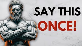 Say This Once When Someone Disrespects You (No Drama) | Stoicism | Stoic Wisdom