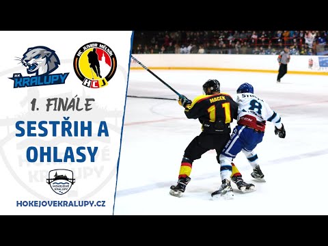 1. zápas finále HK Kralupy vs. HC Junior Mělník | KLM 2022/23 | Sestřih a ohlasy