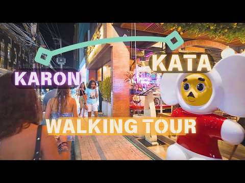 Karon Beach to Kata Beach Phuket Thailand Tour 4K