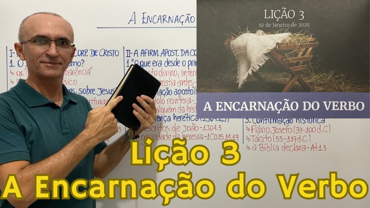EBD Lição 3 A Encarnação do Verbo Resumo de Aula