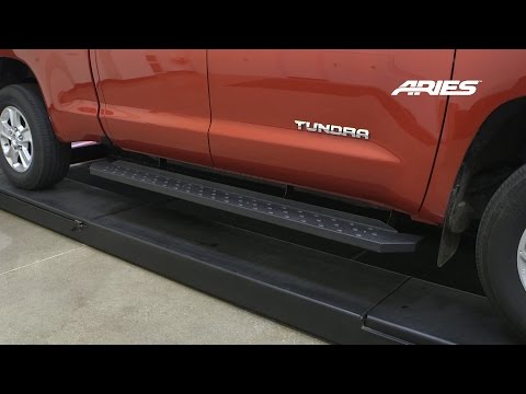 ARIES RidgeStep™ Install: 85" Running Boards on Toyota Tundra Double Cab - Bracket 2055151