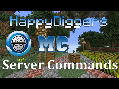HappyDiggers MC server commands