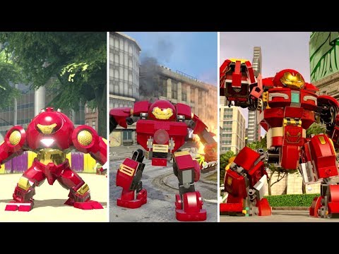 Evolution of Hulkbuster Armors in LEGO Marvel Videogames (2013-2018)
