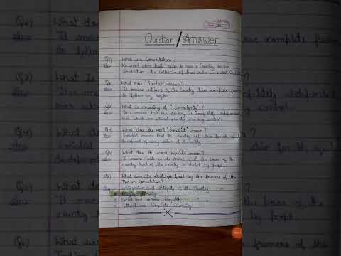 Class 9 Civics Question answer Chapter 2 CONSTITUTIONAL DESIGN || NCERT