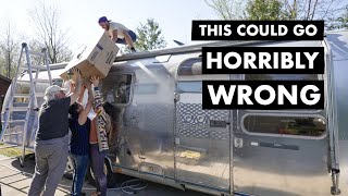 Airstream Renovation | Installing a New Air Conditioner