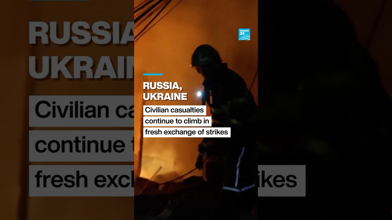 Civilian casualties climb as #Russia and #Ukraine exchange fresh strikes • FRANCE 24 English