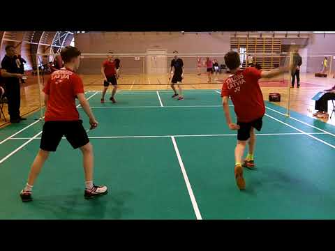 Latvijas čempionāts badmintonā U15 MD fināls