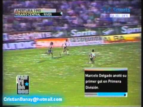 Rosario Central 2 River 2 Apertura 1990 (Resumen completo)