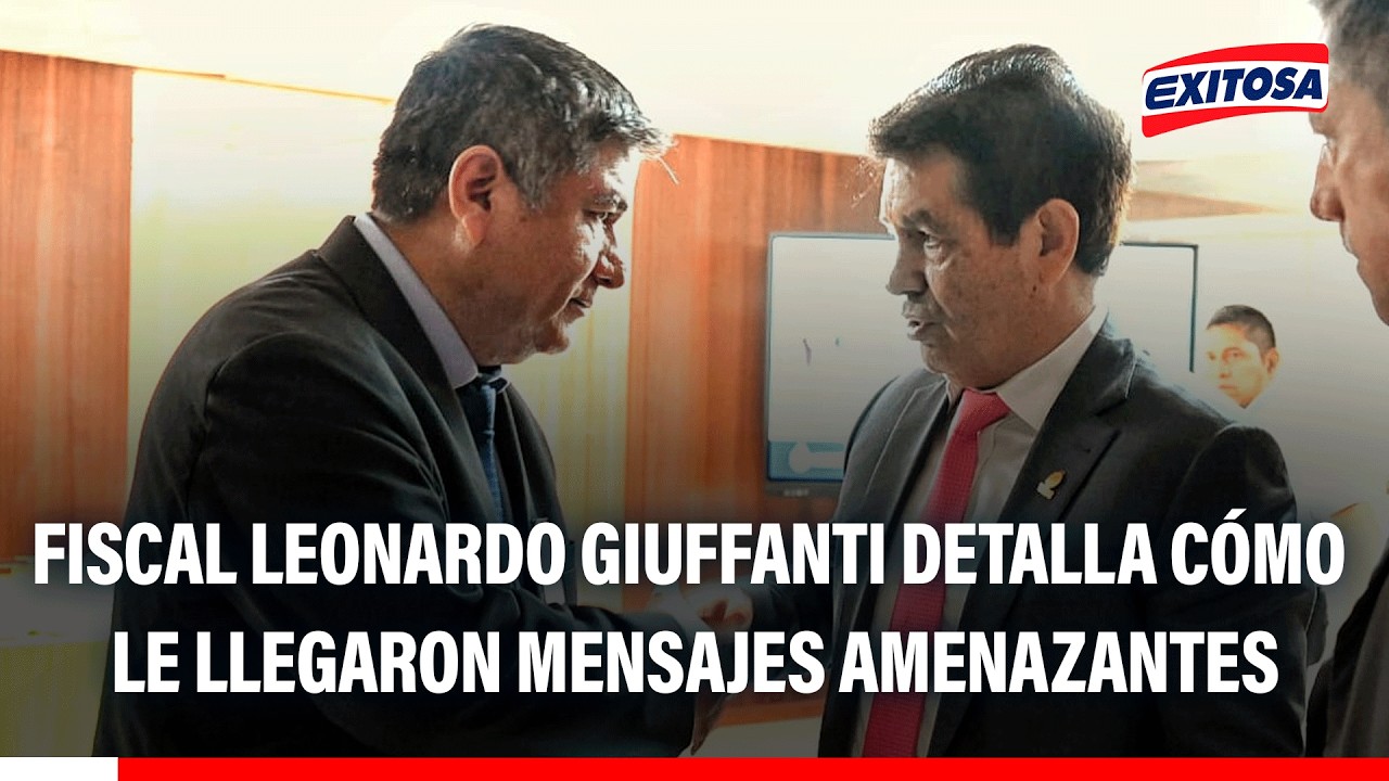 🔴🔵 Fiscal Leonardo Giuffanti afirma que amenazas llegaron al celular institucional de su despacho