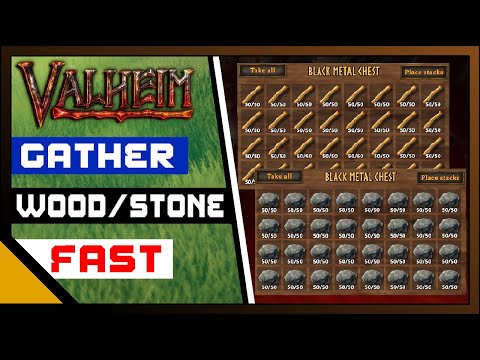 Valheim: Farming Stone & Wood The Easy Way.