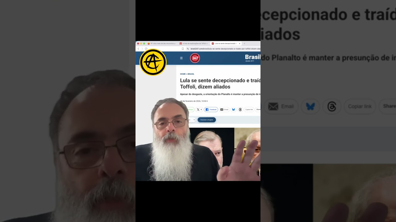 TOFFOLI mentiu para MINISTROS do STF: RELATÓRIO da PF CITA mais de DEZ ENCONTROS dele com VORCARO