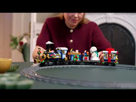 Vidéo LEGO Icons 10361 : Le train de Noël