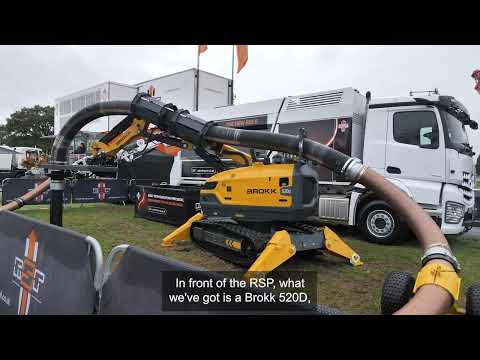 Live demo: the next-generation ESE 6 suction excavator paired with a Brokk 520d at No Dig Live 2024