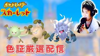 【ポケモンSV】今更ながらイベント限定の色証マンキー・オコリザル・コノヨザルの厳選配信