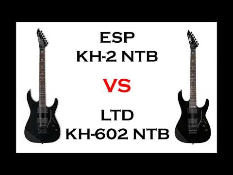 ESP KH2 vs LTD KH602 Kirk Hammett Metallica  by Vin Graham BORDERWARS