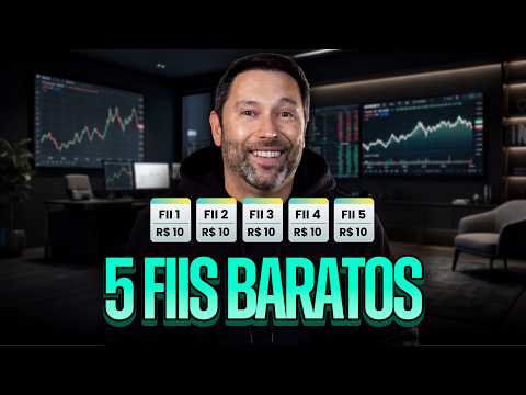 CARTEIRA DE FIIs COM R$ 50,00 | 5 FUNDOS PARA COMEÇAR A INVESTIR AGORA