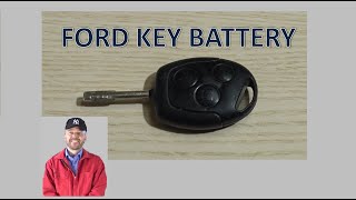 How to replace key battery Ford Focus. y 1998 to 2006