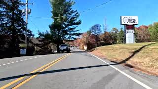 Driving Drive Around Thru 4K Pennsylvania PA Dingmans Ferry Bridge Privately Owned & Area  (2)