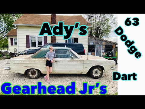 Thumbnail for Jr Gearhead Ady gets a Barn Find 63 Dodge Dart. Will it start by Dodge, WiLL, Car