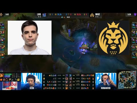 MAD ELYOYA FORGETS THE RIFT HERALD EYE - LNG vs MAD Highlights Day 7 Worlds 2021