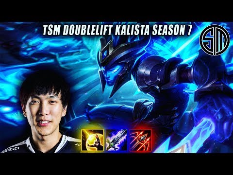 TSM Doublelift | Kalista  vs Tristana | KR Server Season 7 #Worlds2017