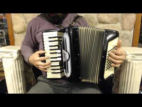 4926 - Black Giulietti P48 Piano Accordion LM 26 48 $999