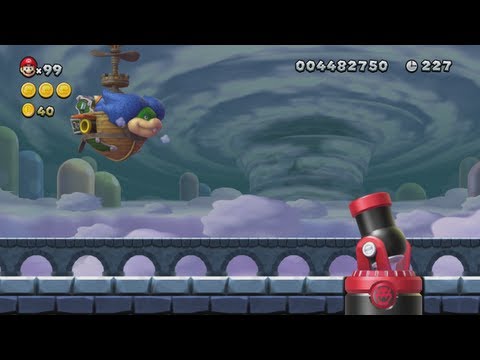 New Super Mario Bros. U - Meringue Clouds (Complete World 7)