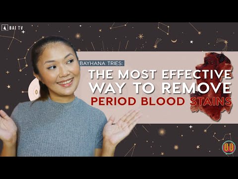 image-How do you get blood out of a white comforter?