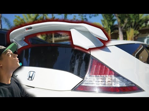 HONDA CR-Z gets MUGEN WING INSTALLED for its FIRST MOD!