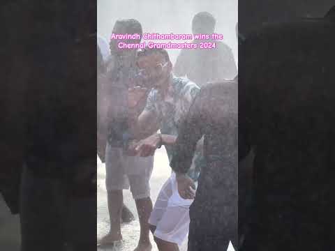 Aravindh Chithambaram wins the Chennai Grandmasters 2024 #chess