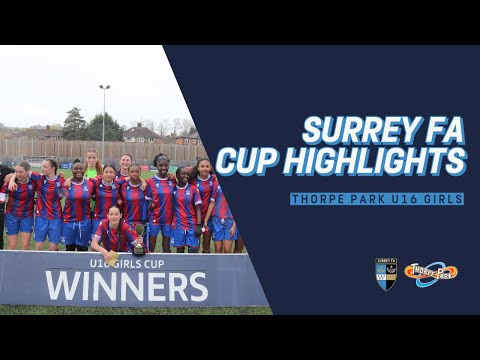 AFC Wimbledon 0 - 5 Crystal Palace | Palace win the U16 Girls Cup Final in emphatic style