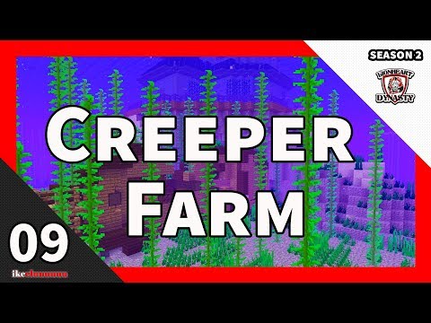 Creeper farm | under water terraforming | Minecraft 1.13 | Lionheart dynasty smp Ep 09