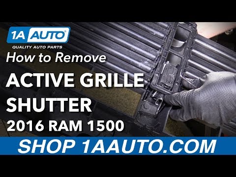 How to Replace Active Grille Shutter 09-18 Ram 1500
