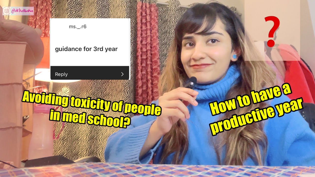 Student Q&As with Dr hasna | How to have a productive study year | with Dr hasna