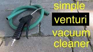 Make a  ● simple VACUUM CLEANER with COMPRESSED AIR  and HOSE
