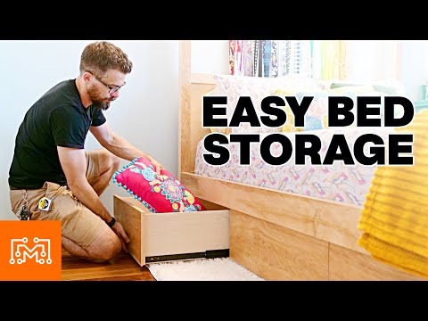 Adding Storage To Any Bed // Woodworking | I Like To Make Stuff