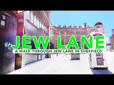 I walked through Jew Lane in Sheffield!