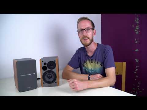 Kolonėlės Edifier R1280DBS, Juodos spalvos video
