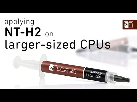 Noctua NT-H2 - 2.81 g/cm³ - Gray - -50 - 200 °C - 3.6 ml - 10 g - 75 mm video