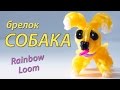 СОБАКА (щенок) из Rainbow Loom Bands. Урок 98 
