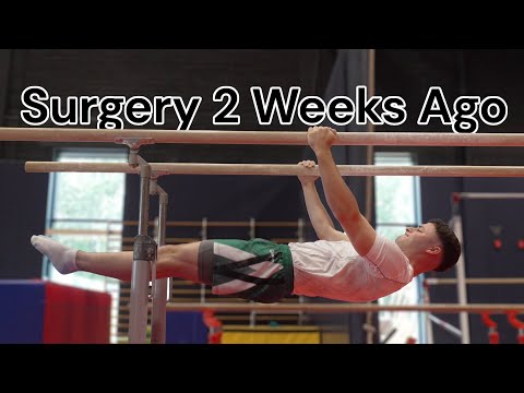 2 Weeks After Shoulder Surgery | Olympic Gymnast