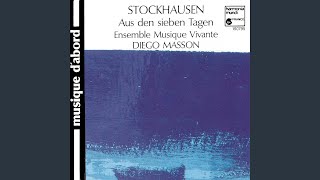 Aus den sieben Tagen: I. Fais voile vers le soleil