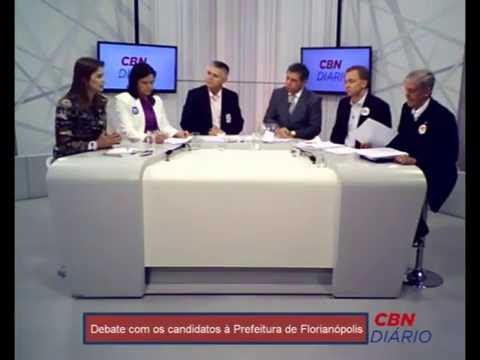 Debate com os candidatos à prefeitura de Florianópolis na CBN Diário - 2º bloco