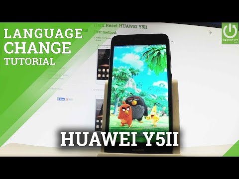 How to Change Language in HUAWEI Y5II - List of Languages