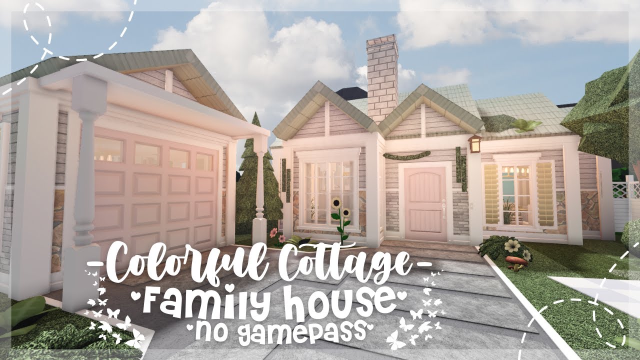 Minami Oroi Bloxburg Speedbuild and Tour No Gamepass Colorful Cottage Family House