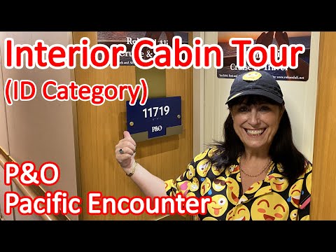 Thumbnail for P&O Pacific Encounter Interior Cruise Cabin 11719 Tour - Tour of Category ID Inside Stateroom 11719